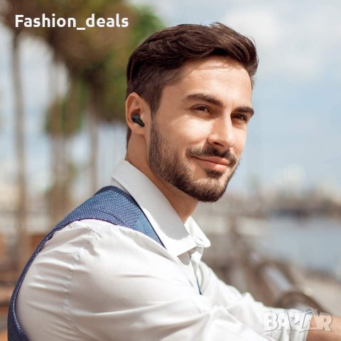 Нови безжични слушалки Bluetooth 5.0 водоустойчиви спортни с кутия за зареждане, снимка 4 - Bluetooth слушалки - 33681069