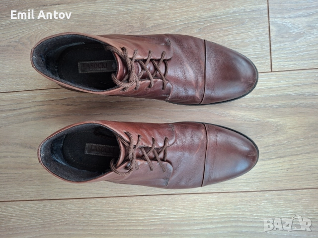 Зимни обувки от естествена кожа , снимка 3 - Мъжки боти - 52837001