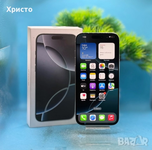 ГАРАНЦИОНЕН!!! Apple iPhone 16 Pro Max, 256GB, 5G, White Titanium + подарък оригинален адаптер Apple, снимка 4 - Apple iPhone - 52659125