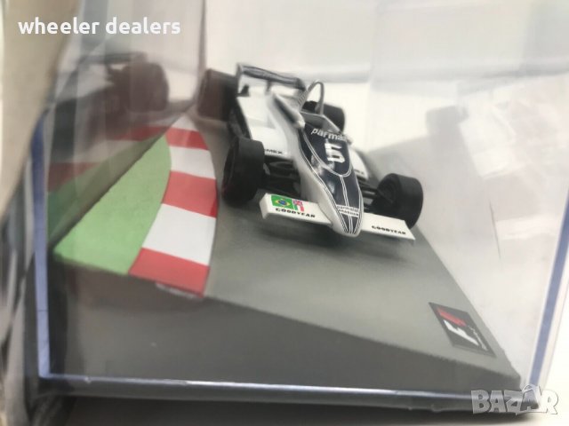 Метална количка Формула Болид Altaya Brabham BT49 -1981 1:43, снимка 2 - Колекции - 39617421