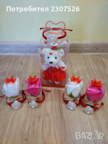 Рози , снимка 3 - Изкуствени цветя - 44051754