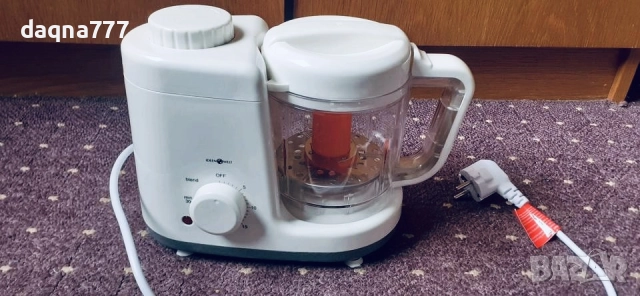 Уред за готвене на пара и блендер за бебета, многофункционален НЕМСКИ, снимка 5 - Кухненски роботи - 52140801