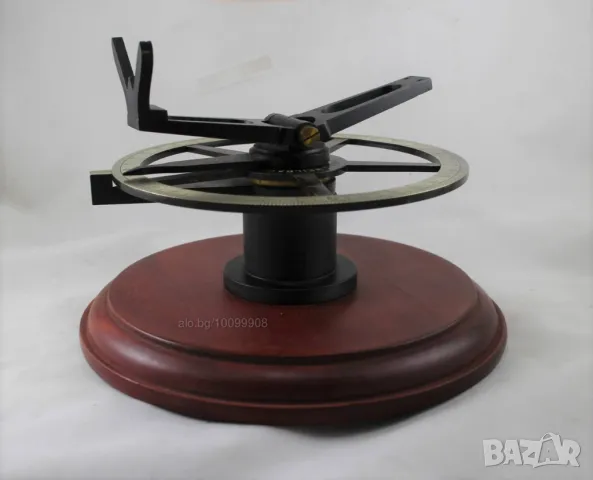 600 Корабен пеленгатор от плътен месинг., снимка 6 - Антикварни и старинни предмети - 50104435