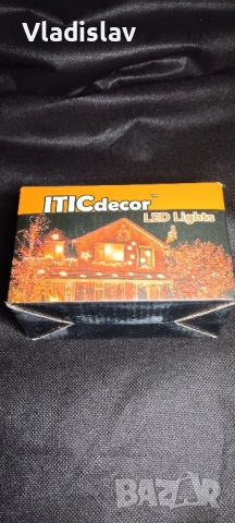 Лед гирлянд на цветя със соларен панел 