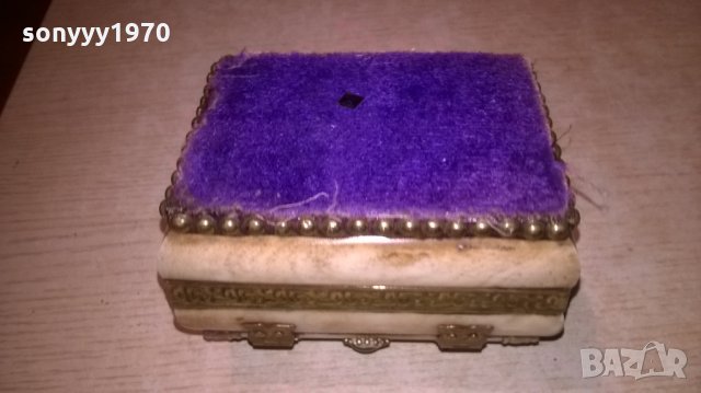 красива екзотична кутия-слонова кост-внос швеицария, снимка 13 - Колекции - 27183405