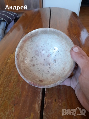 Стара керамична паница #15, снимка 5 - Други ценни предмети - 52850902