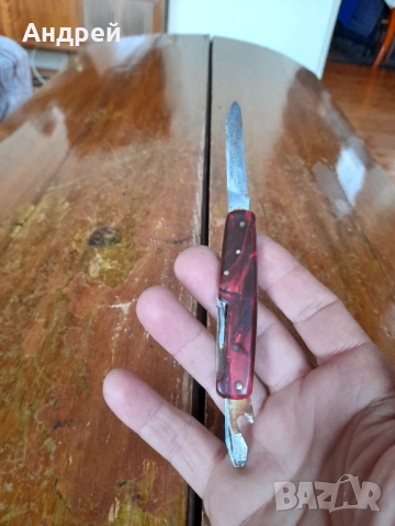 Стар джобен нож,ножче,ножка #145, снимка 6 - Други ценни предмети - 51881712