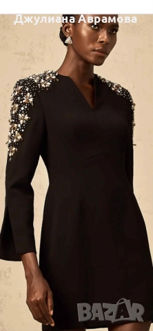 Черна официална рокля, снимка 4 - Рокли - 52805258