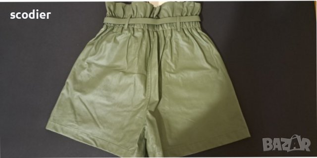 Manosque - къси кожени панталони S, снимка 2 - Къси панталони и бермуди - 38132866