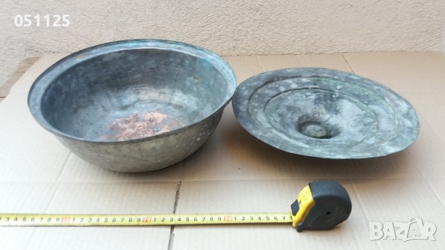 кована възрожденска бакърена тенджера , снимка 7 - Антикварни и старинни предмети - 43481425