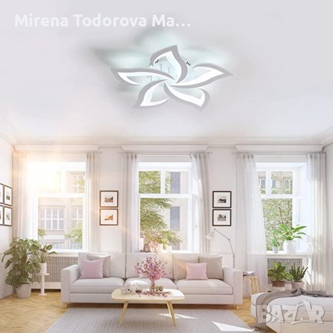 Модерен LED полилей с дистанционно управление, снимка 6 - Лед осветление - 38329403