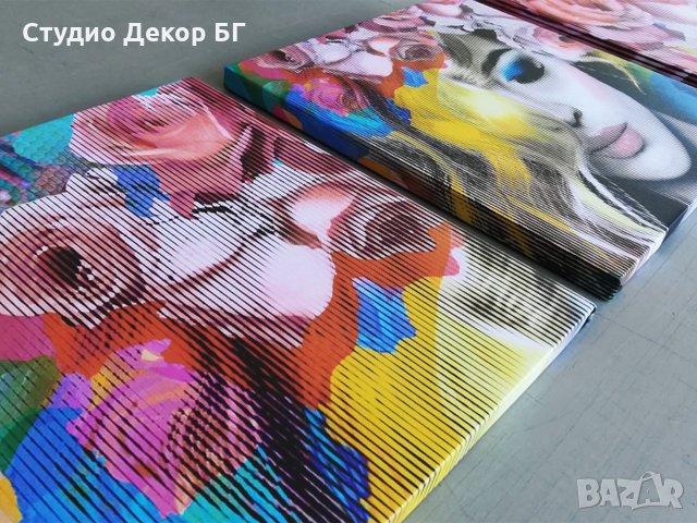 Картина Жена с рози #495, снимка 4 - Картини - 25818231