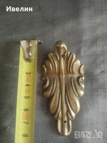 девет бронзови елемента,обкови, снимка 2 - Антикварни и старинни предмети - 32819055