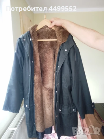 Шуба от импрегниран шлиферен плат със сваляща се подплата от агнешка кожа , снимка 13 - Якета - 51074985