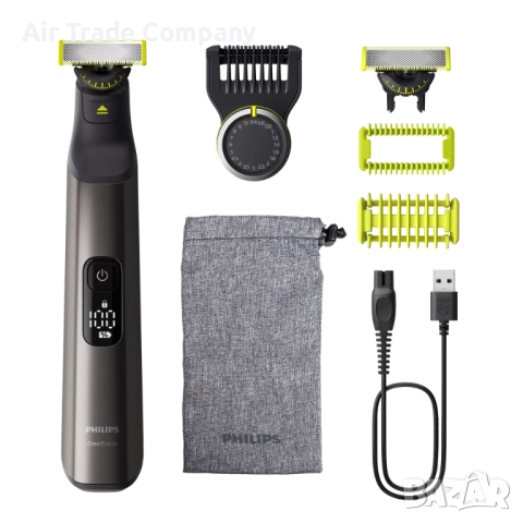 Тример за лице и тяло Philips Shaver One-Blade Pro 360 QP6552/15, черен, снимка 2 - Тримери - 52752655