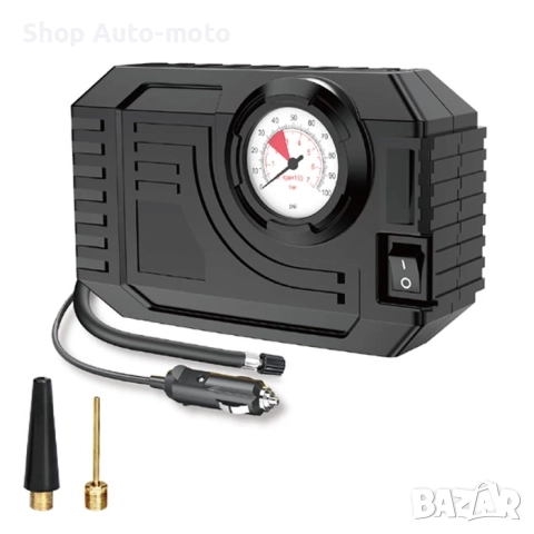 Компресор за помпане на гуми Automat - 12V, 60W, 90 PS, снимка 2 - Аксесоари и консумативи - 52204171