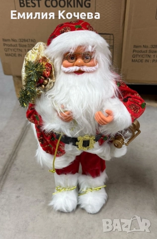 Коледна фигура Дядо Коледа – създай празнично настроение у дома!, снимка 7 - Декорация за дома - 52644098