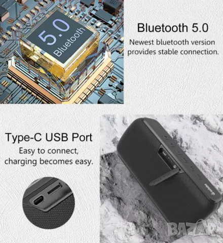 XDOBO X8 60W Portable IPX5 Waterproof Speaker Tri-Bass Subwoofer Voice Assistant 6600mAh TWS TF/AUX, снимка 5 - Тонколони - 48323549