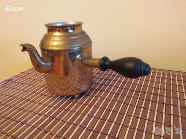 Шведско медно джезве,чайник, снимка 2 - Декорация за дома - 27430737
