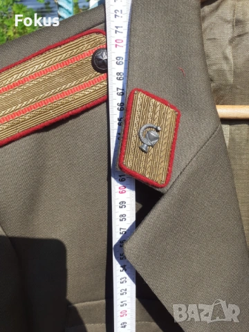 Стара военна СОЦ униформа куртка вензели пагони - като нова, снимка 6 - Антикварни и старинни предмети - 53268936