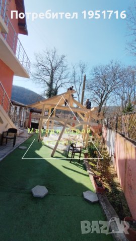 Изграждане на дървени навеси , снимка 7 - Ремонти на покриви - 43871120