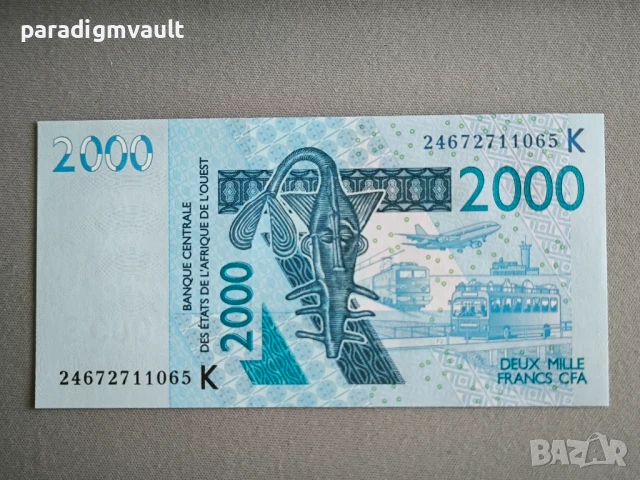 Банкнота - Сенегал - 2000 франка UNC | 2003г.