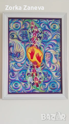 Картина,70см,50 см,в рамка.