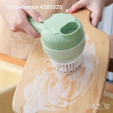 TV1190 - Мултифункционален електрически чопър, ренде, уред за миене на съдове YL-890, USB зареждане