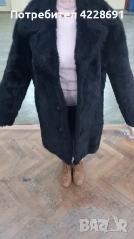 Топло дамско палто XL+ сака р-р 42 и 52 