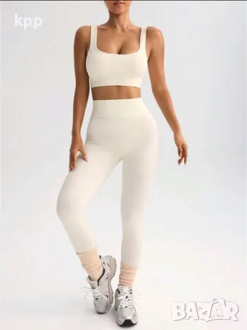 Сет бюстие и клин за спорт йога или ежедневие
По етикет М
Става за С и М
Еластичен
, снимка 5 - Клинове - 49936362