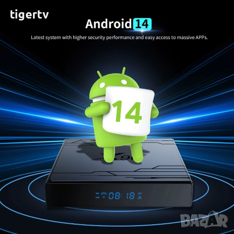 2026 МОДЕЛ! X96 NEX Android 14 | 4GB RAM | Wi-Fi 6 | Гласов Пулт, снимка 8 - Плейъри, домашно кино, прожектори - 42170528