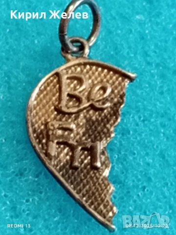 Сребърен медальон BEST FRIEND стилен дизайн много красив 46158, снимка 7 - Колиета, медальони, синджири - 52686383