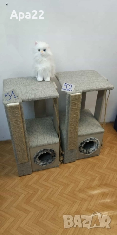 НОВИ КОТЕШКИ КАТЕРУШКИ С КЪЩИЧКА – 80 см ОБЛЕН , снимка 2 - За котки - 52552891