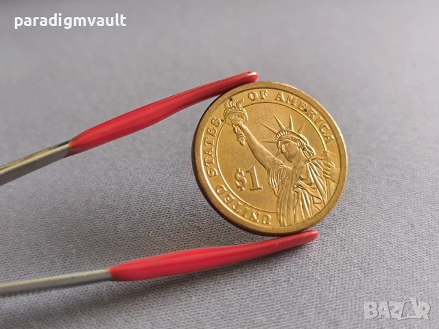 Монета - САЩ - 1 долар (Джеймс Полк) UNC | 2009г., снимка 2 - Нумизматика и бонистика - 53061935