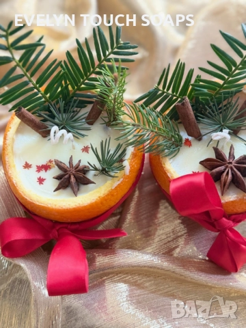 🍊 Коледна масажна свещ „Зимна портокалова магия“, снимка 10 - Други - 52567692