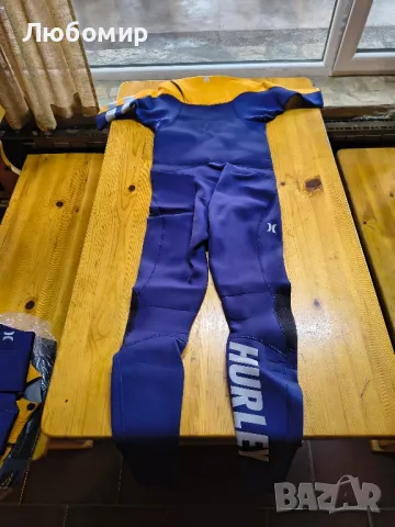 Мъжки неопренов костюм Hurley Advantage с къс ръкав, размер XS, , снимка 5 - Спортни дрехи, екипи - 50224258