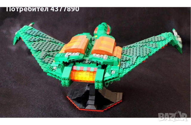 Стар Трек Кораби Klingon Bird of Prey Lego Compatible Building Blocks, снимка 2 - Образователни игри - 51635535