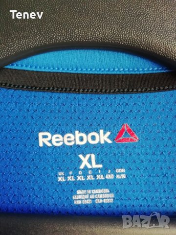 Reebok Speedwick оригинална тениска фланелка XL мъжка синя , снимка 5 - Тениски - 43341028