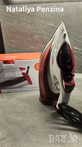 Ютия, Solac, PV2040, Вертикално гладене, 220g/min Пара, Червено/бяло, снимка 6 - Ютии - 48632103
