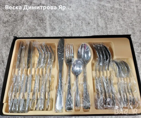 Комплект прибори за хранене в португалски стил 24 части, неръждаема стомана, снимка 5 - Прибори за хранене, готвене и сервиране - 47347341