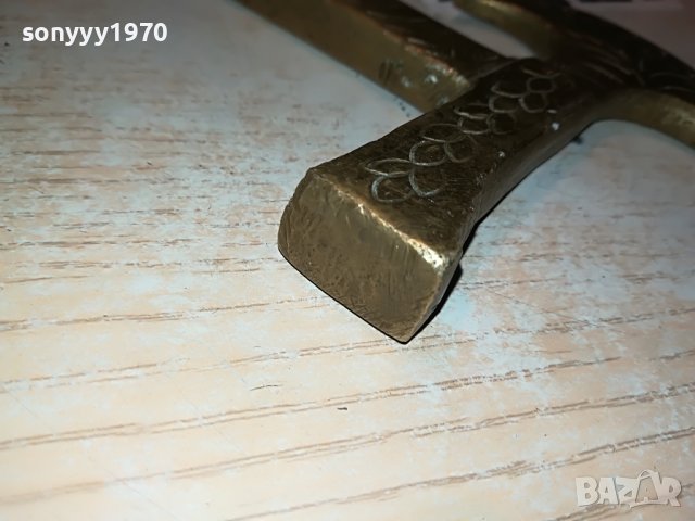 МЕД/МЕСИНГОВА БРАДВА ОТ ФРАНЦИЯ 2211221825, снимка 16 - Антикварни и старинни предмети - 38761178