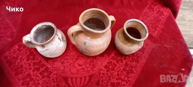 3бр стари керамични гърнета , снимка 12 - Антикварни и старинни предмети - 52443100