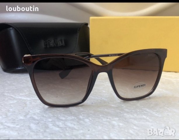 Fendi 2020 дамски слънчеви очила с лого, снимка 5 - Слънчеви и диоптрични очила - 28386559