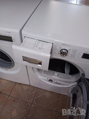 Комплект пералня и сушилня с термопомпа Бош Bosch Home Professional A+++ 8кг 2 години гаранция!, снимка 7 - Перални - 51752243