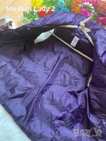 Лилав елек, снимка 3 - Детски якета и елеци - 50999546