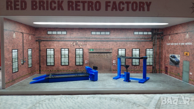 Диорама с осветление и 3 поршета, снимка 6 - Колекции - 52676392