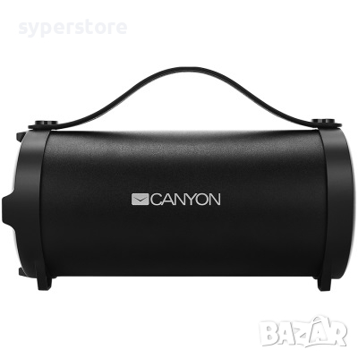 Безжична Bluetooth колонка CANYON CNE-CBTSP6 Черна, С компактен размер, снимка 1 - Bluetooth тонколони - 36567099
