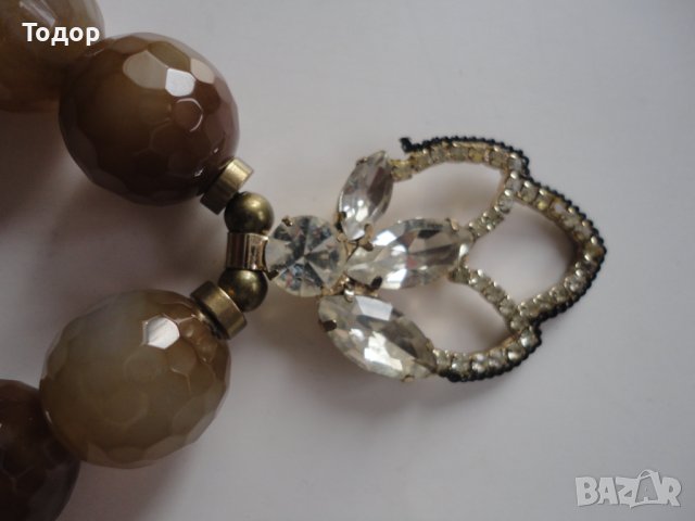 Невероятно колие бронз и камъни 7, снимка 3 - Колиета, медальони, синджири - 43240672