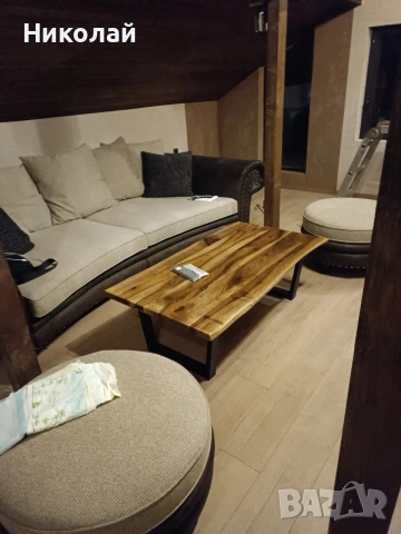 Холна маса / маса за кафе масив орех, снимка 6 - Маси - 53535474