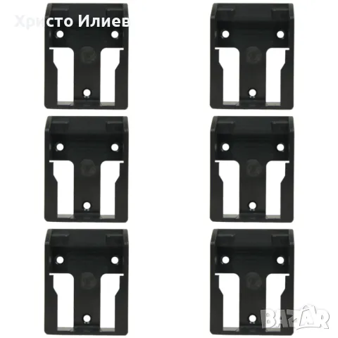 DeWalt Девалт Държач Стойка за Стена за Акумулаторна Батерия 18V 6бр, снимка 2 - Други инструменти - 47339401